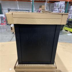 DALLAS LOCATION - Home Decorators Collection Beaufort 48 in. Single Sink Black Bath Vanity with White Engineered Stone Top (Assembled)