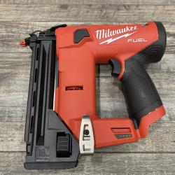 AS-IS Milwaukee FUEL 12-Volt Lithium-Ion Brushless Cordless 18-Gauge 1-1/2 in. Compact Brad Nailer (Tool Only)