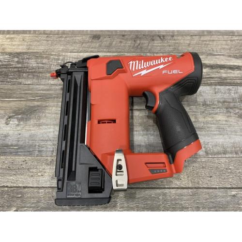 AS-IS Milwaukee FUEL 12-Volt Lithium-Ion Brushless Cordless 18-Gauge 1-1/2 in. Compact Brad Nailer (Tool Only)