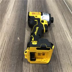AS-IS DEWALT 20V MAX XR Cordless Brushless 1/4 in. 3-Speed Impact Driver (Tool-Only)