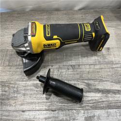 AS-IS DEWALT 20V XR Cordless 4-1/2. in. to 5 in. Variable Speed Angle Grinder (Tool Only)
