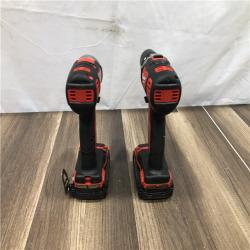 AS-IS Milwaukee 18V Lithium-Ion Cordless Drill Driver/Impact Driver Combo Kit