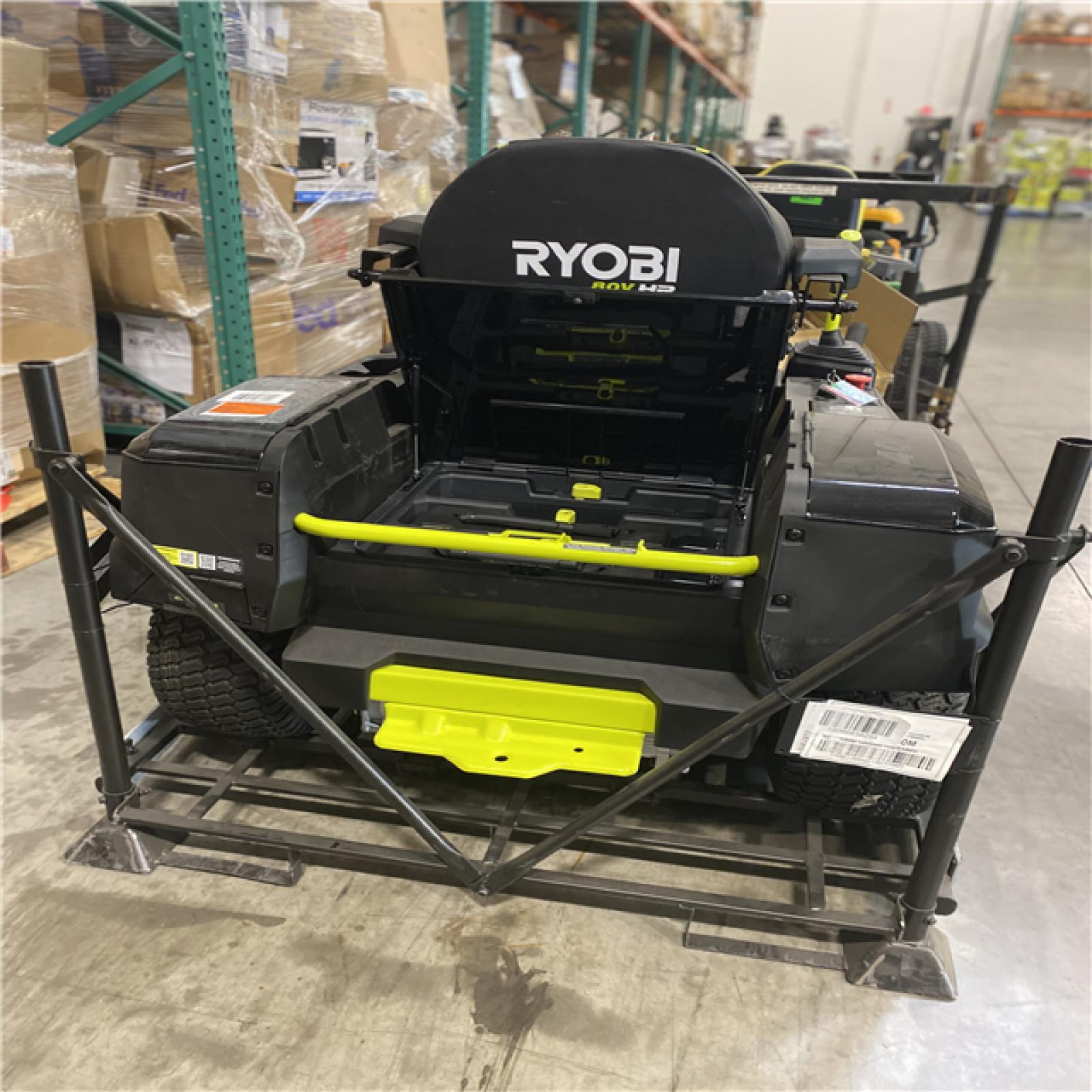 Dallas Location - As-Is RYOBI 80V HP Brushless 42 in. Battery Electric Cordless Zero Turn Riding Mower (2) 80V Batteries (2) 40V Batteries and Charger