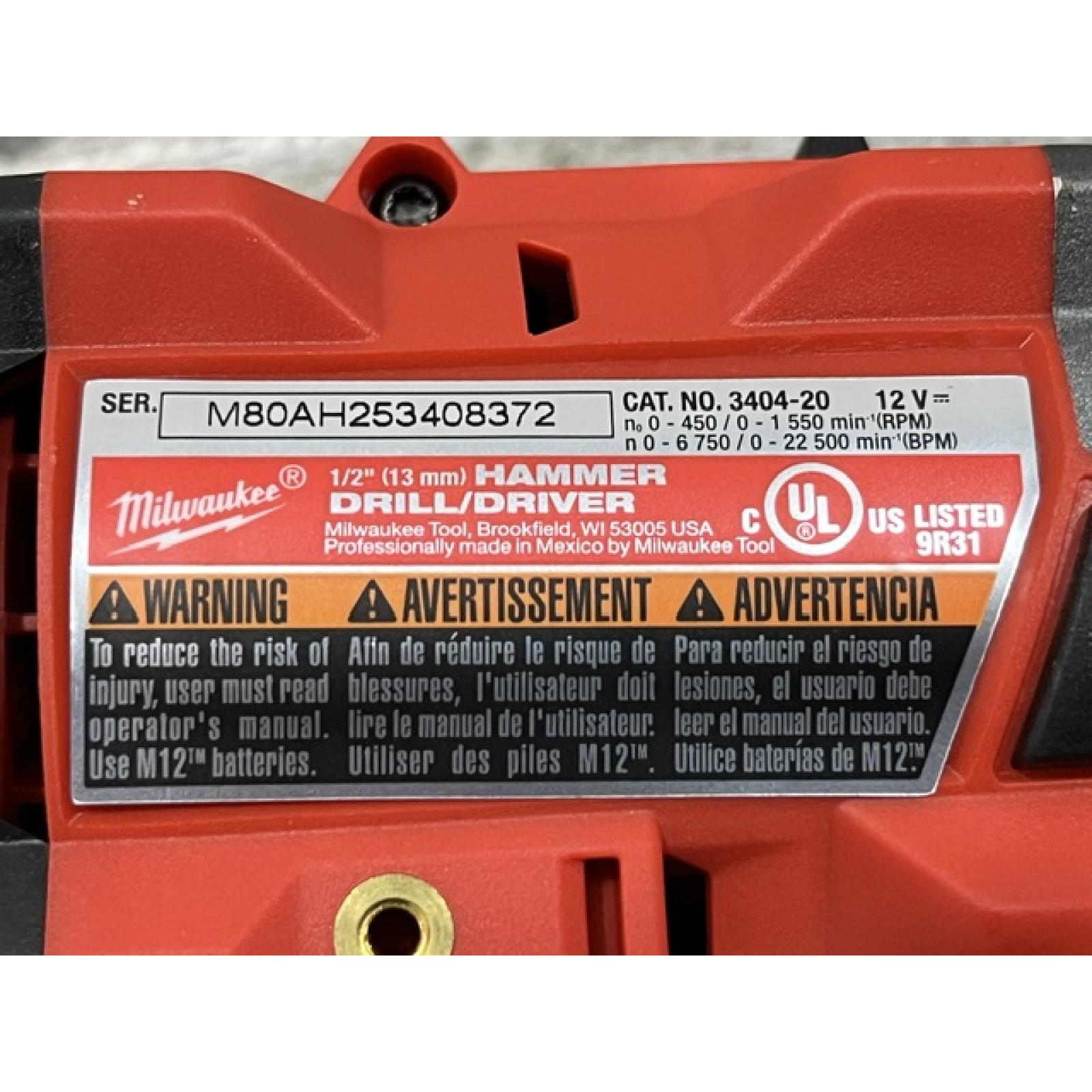 AS-IS Milwaukee FUEL 12-Volt Lithium-Ion Brushless Cordless Hammer Drill and Impact Driver Combo Kit