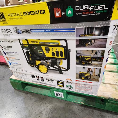 Dallas Location - As-Is Champion Power Equipment 7850/6250-Watt Gasoline Portable Generator