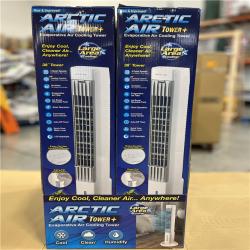 NEW! - ARCTIC AIR Oscillating 303 CFM 3-Speed Tower Portable Evaporative Cooler for 100 sq. ft. ( 6 UNITS)