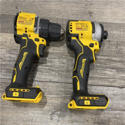 AS-IS DEWALT ATOMIC 20-Volt MAX Lithium-Ion Cordless Combo (2-Tool) Kit