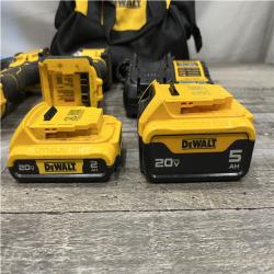 AS-IS DEWALT ATOMIC 20V MAX Lithium-Ion Cordless 2-Tool Combo Kit