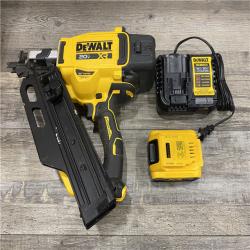AS-IS DEWALT 20-Volt 30° Cordless Framing Nailer Kit