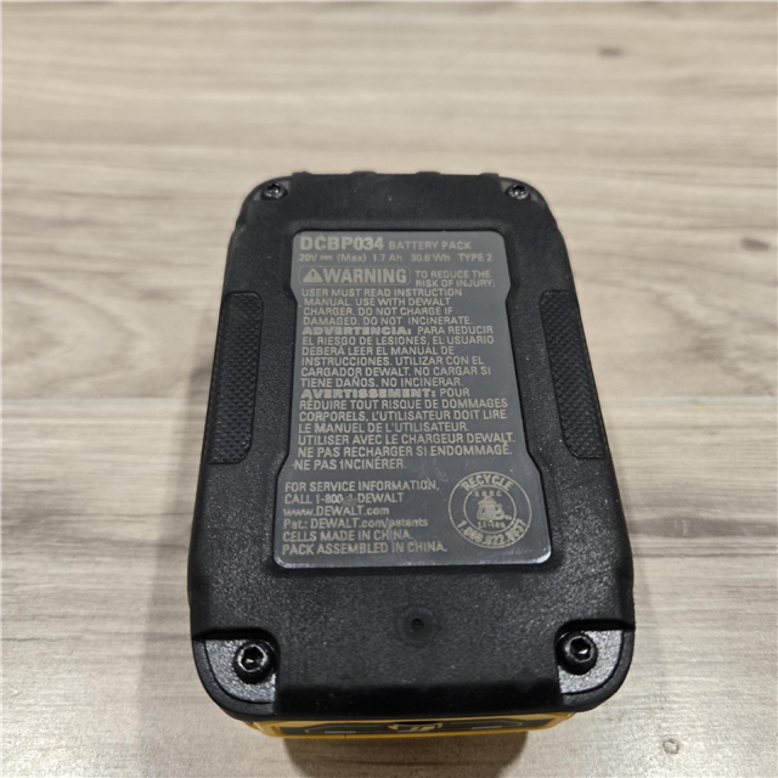 AS-IS DEWALT DCBP034C 20V MAX PowerStack Starter Kit