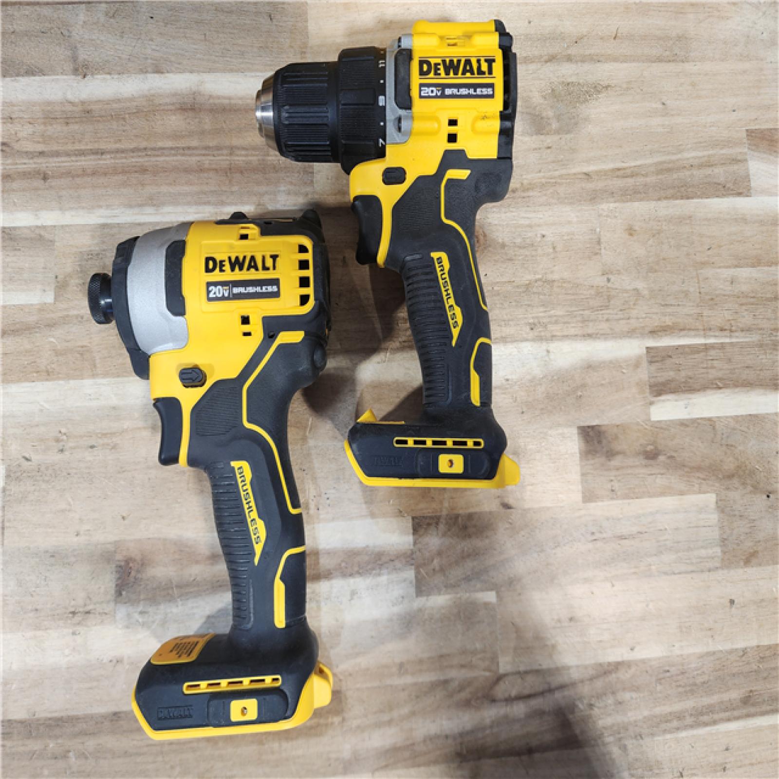 HOUSTON LOCATION - AS-IS DEWALT ATOMIC 20-Volt MAX Lithium-Ion Cordless Combo Kit