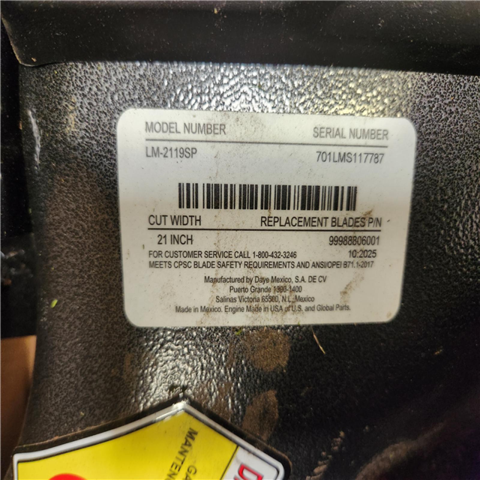 Phoenix AS-IS ECHO 21 in. 190 cc Briggs and Stratton Gas 3-in-1 Dual Blade RWD Self-Propelled Lawn Mower with Single Lever Deck Adjustment