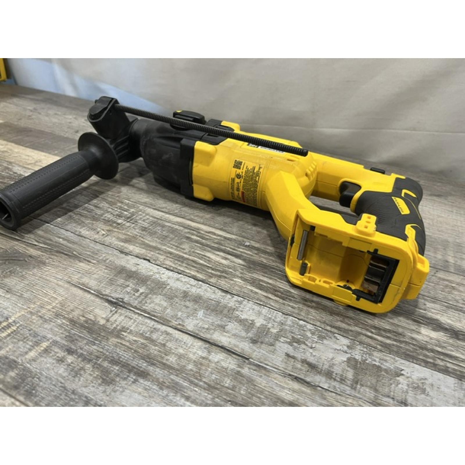 AS-IS DEWALT 20V MAX Cordless Brushless 1 in. SDS Plus D-Handle Concrete and Masonry Rotary Hammer (Tool Only)