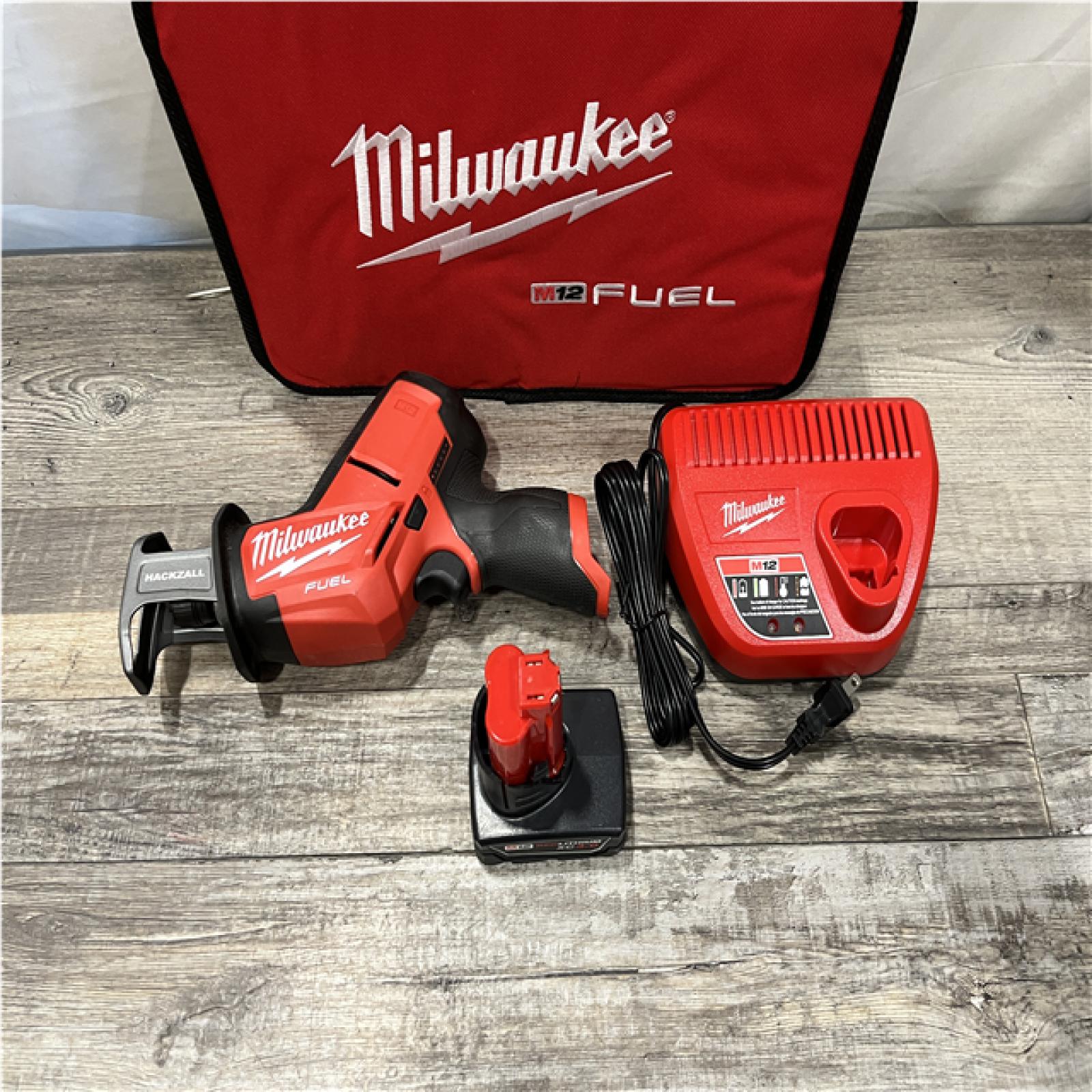 AS-IS Milwaukee FUEL 12V Lithium-Ion Brushless Cordless HACKZALL Reciprocating Saw Kit