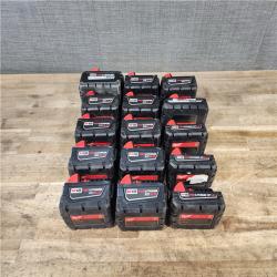HOUSTON LOCATION - AS-IS MILWAUKEE BATTERY PACK QTY - 15