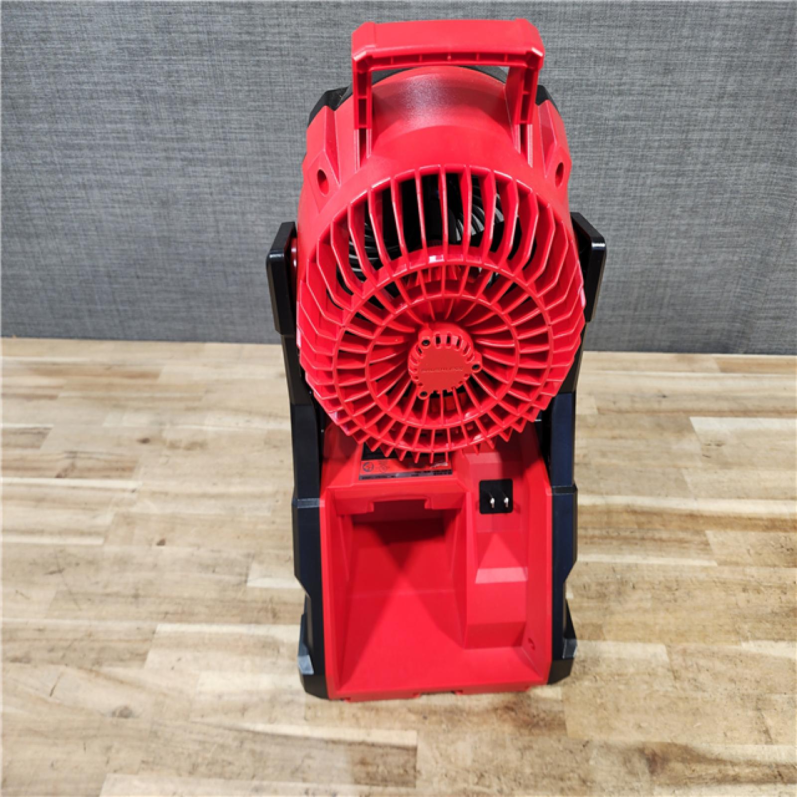 HOUSTON LOCATION - AS - IS Milwaukee 18-Volt Lithium-Ion Brushless Cordless PACKOUT Jobsite Fan (Tool-Only)
