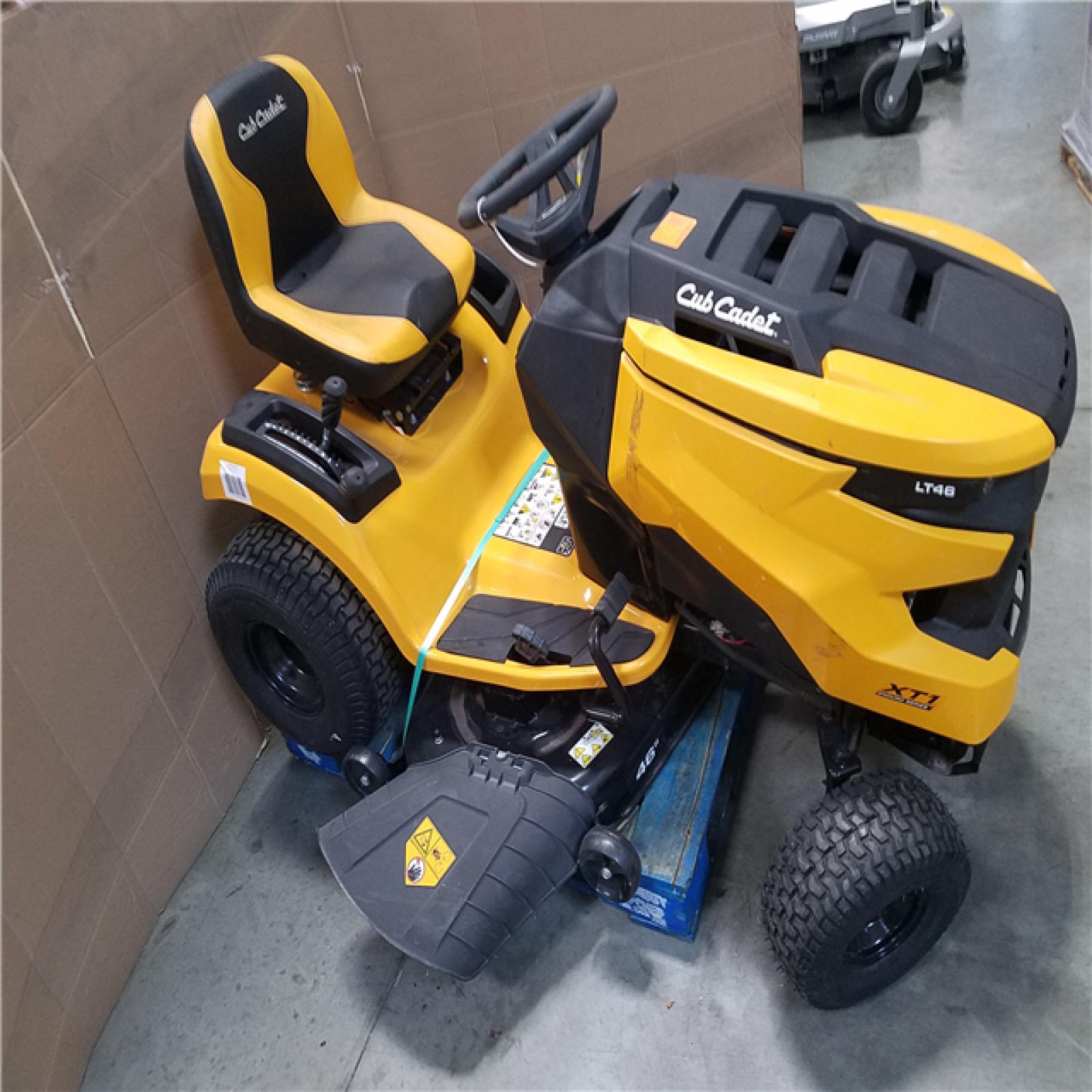 CALIFORNIA AS-IS CUB CADET RIDING MOWER