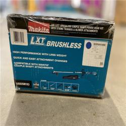 LIKE NEW! - Makita LXT 18V Brushless Cordless Couple Shaft Power Head Kit with 13 in. String Trimmer and Leaf Blower Attachments, 4.0Ah