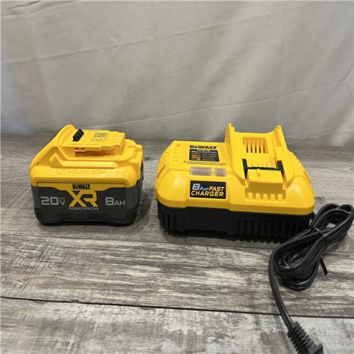 AS-IS DEWALT 20V MAX XR Power-Pack Lithium-Ion Starter Kit with 8. 0Ah Battery and Charger