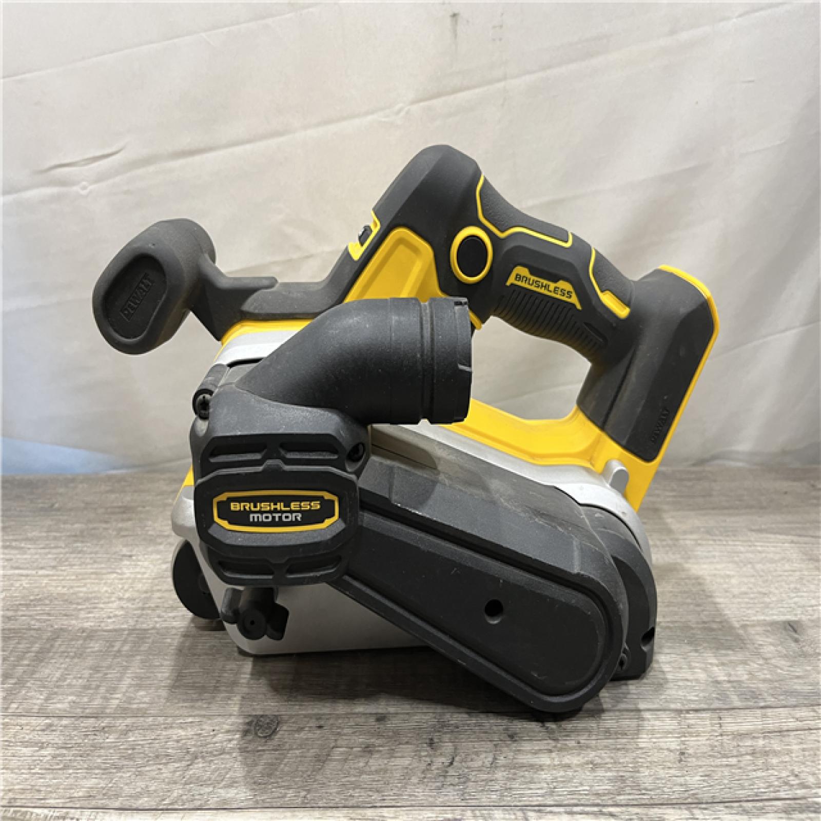 AS-IS DEWALT 20V MAX* XR Brushless Cordless Belt Sander (Tool-Only)