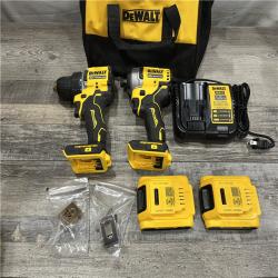 AS-IS DEWALT ATOMIC 20-Volt MAX Lithium-Ion Cordless Combo Kit