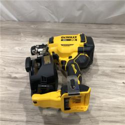 AS-IS DEWALT 20V MAX Lithium-Ion 15-Degree Electric Cordless Roofing Nailer Kit