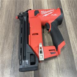 GOOD Milwaukee M12 FUEL 12-Volt Lithium-Ion Brushless Cordless 18-Guage Compact Brad Nailer (Tool Only)