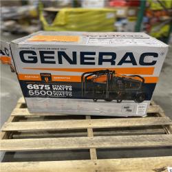 DALLAS LOCATION- Generac 6875 / 5500-Watt Electric Switch Gasoline Powered Portable Generator