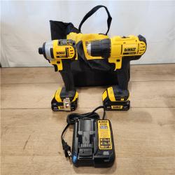 AS-IS- DEWALT 20V MAX Cordless Drill/Impact 2 Tool Combo Kit