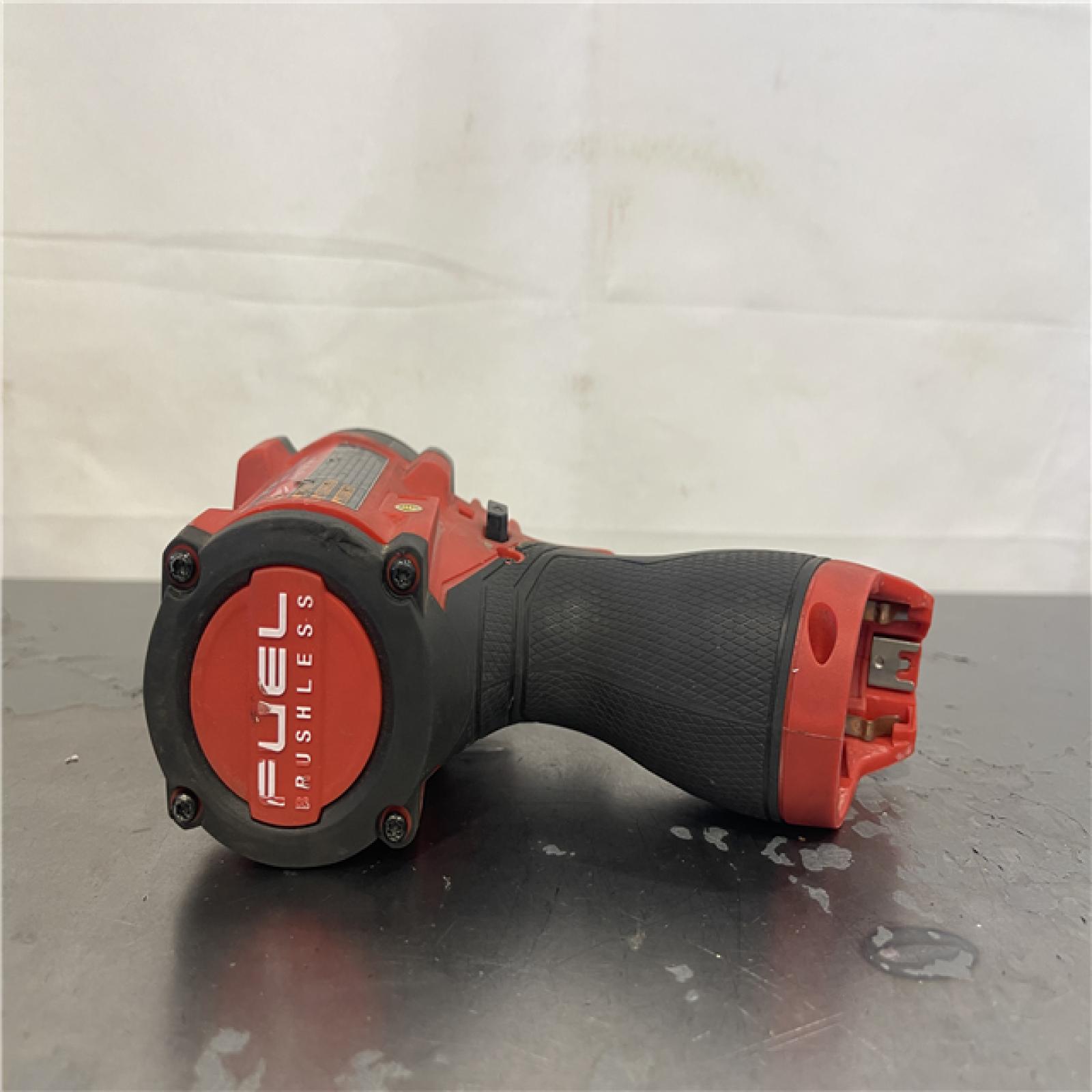 AS-IS- Milwaukee M12 FUEL 12V Lithium-Ion Brushless Cordless Stubby 3/8 in. Impact Wrench (Tool-Only)