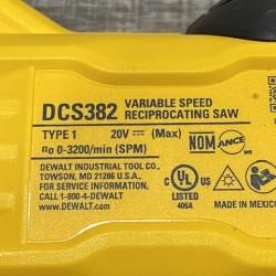 AS-IS DEWALT 20V MAX Cordless Brushless Reciprocating Saw (Tool Only)