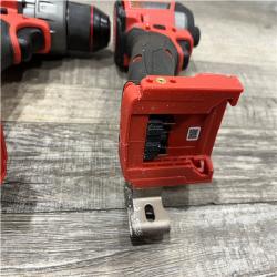 AS-IS Milwaukee FUEL 18V Lithium-Ion Brushless Cordless Hammer Drill and Impact Driver Combo Kit