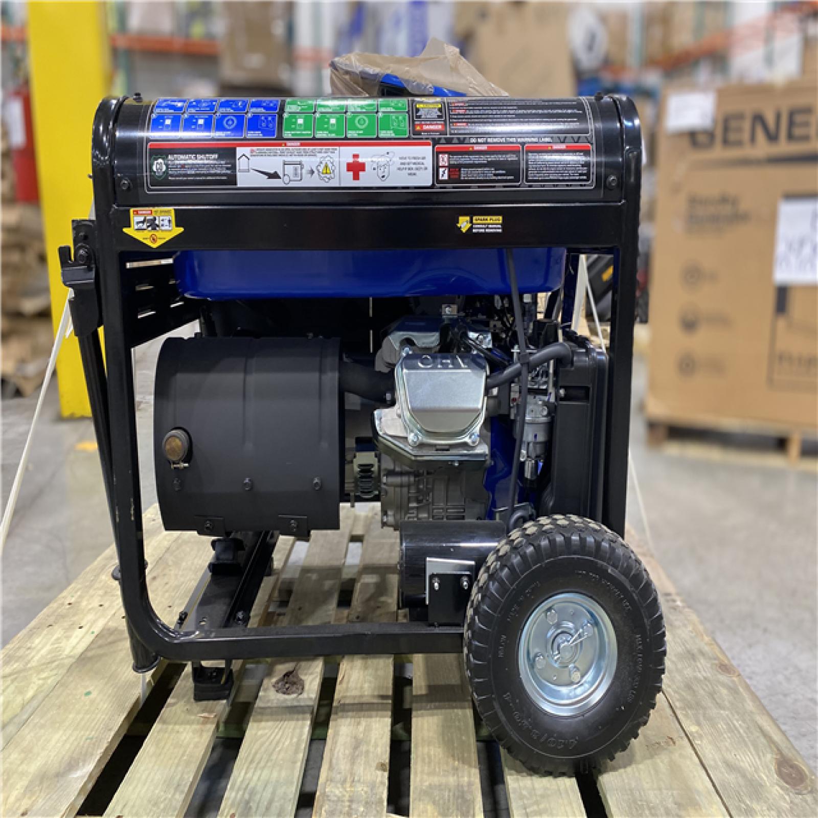 DALLAS LOCATION - DUROMAX 13000/10500-Watt Dual Fuel Electric Start Gasoline/Propane Portable Home Power Back Up Generator with CO Alert Shutdown