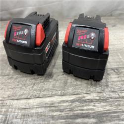 AS-IS Milwaukee 18-Volt Lithium-Ion XC Extended Capacity 5.0 Ah Battery Pack (2-Pack)