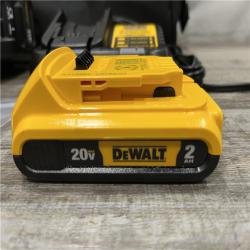 AS-IS DEWALT 20V MAX Lithium-Ion 15-Degree Electric Cordless Roofing Nailer Kit