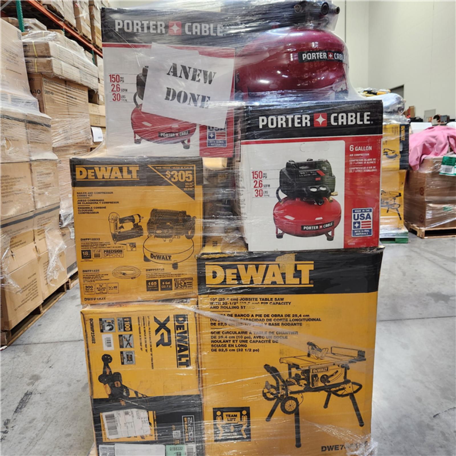 Dallas Location - As-Is DEWALT Tool Pallet