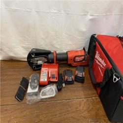 AS-IS Milwaukee 2879-22 M18 FORCE LOGIC 15-Ton Crimper 2.0Ah + 5.0 Ah Kit
