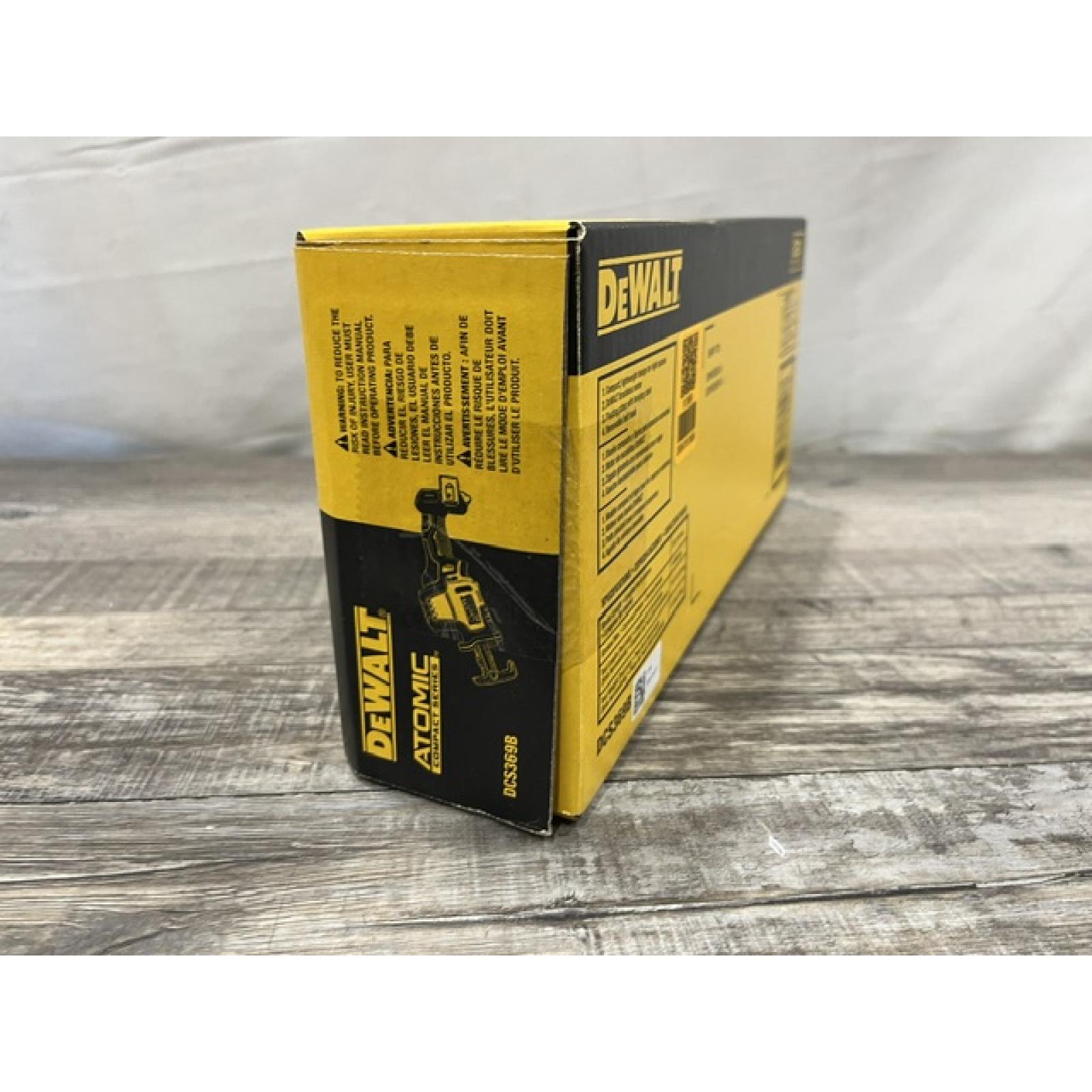 NEW - DEWALT ATOMIC 20V MAX Cordless Brushless Compact Reciprocating Saw (Tool Only)