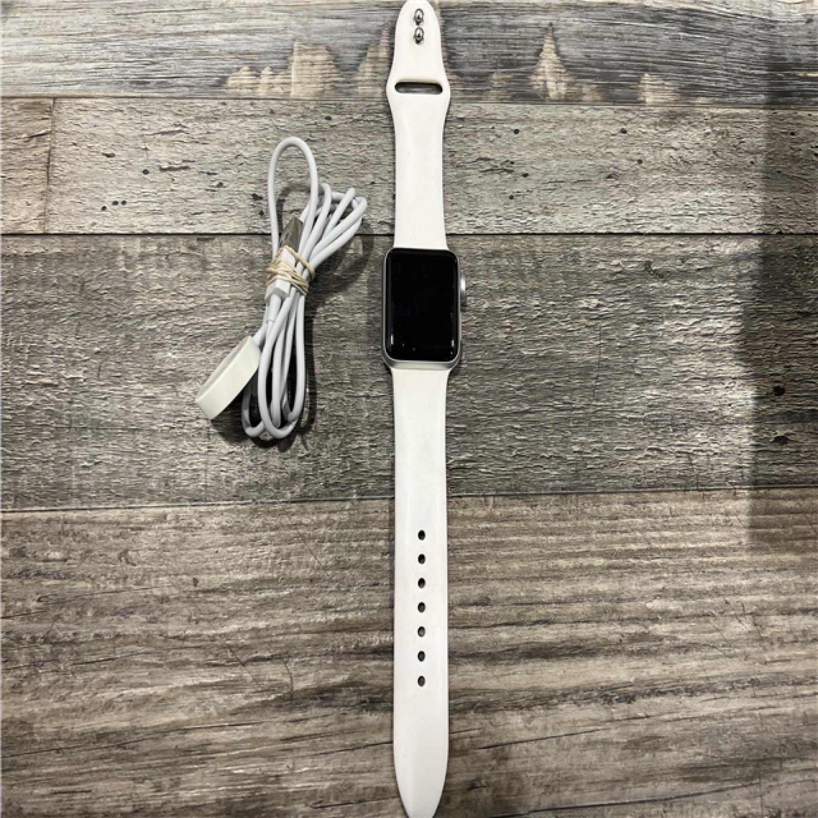 AS-IS Apple Watch (Series 3) 38 mm- Sport Band Silver