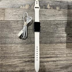 AS-IS Apple Watch (Series 3) 38 mm- Sport Band Silver