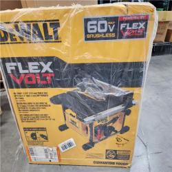 NEW! - DEWALT FLEXVOLT 60V MAX Cordless Brushless 8-1/4 in. Table Saw Kit (Tool Only)