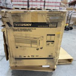DALLAS LOCATION - AS-IS HUSKY 52IN 10DRAWER WORKBENCH GLOSS BLACK