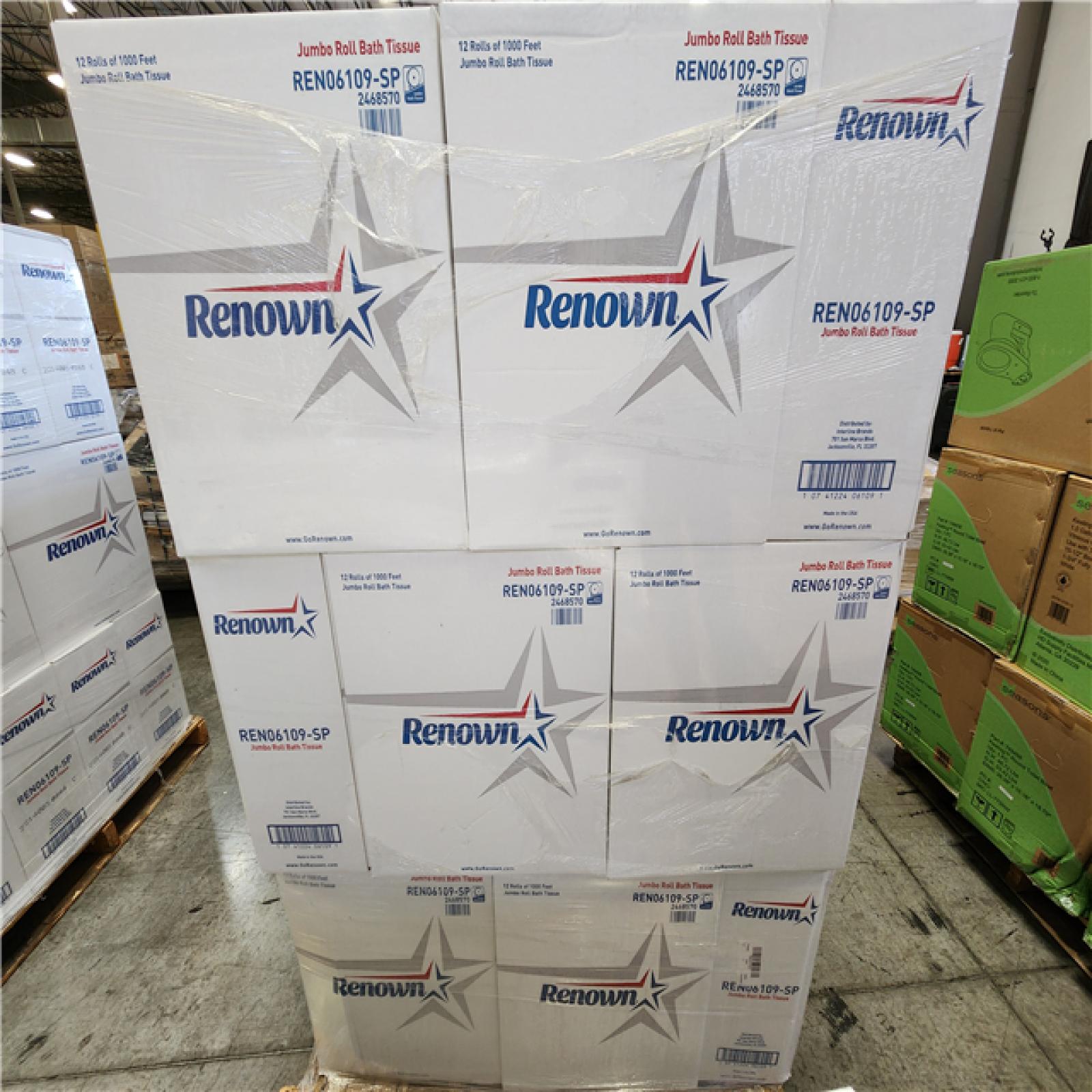 Phoenix Location NEW Windsoft 3.4 in. W x 1000 ft. L 2-Ply White Septic Safe Jumbo-Roll Toilet Paper (12-Rolls/Carton) (30 Boxes)