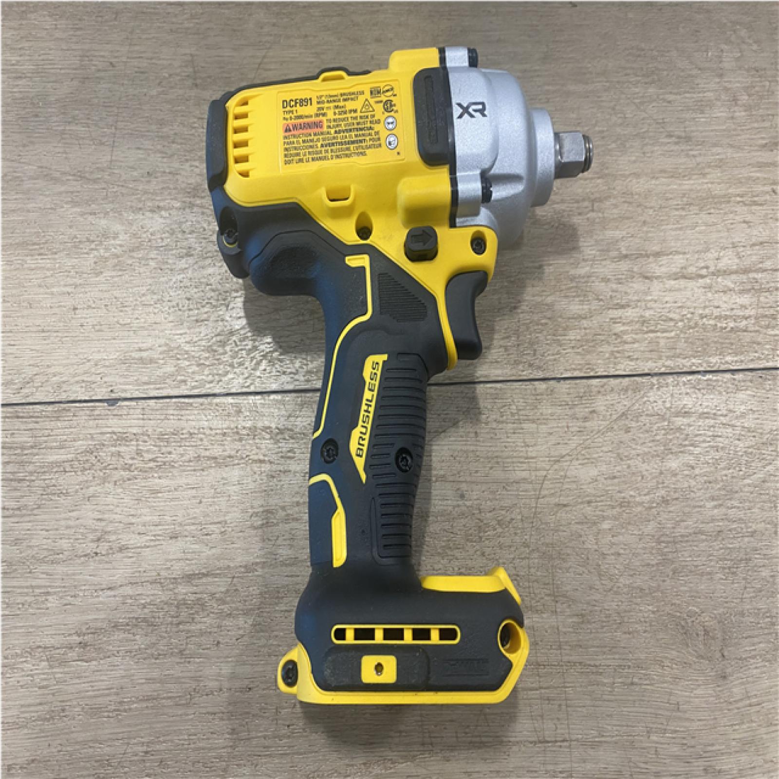 AS-IS DEWALT 20V MAX XR Cordless 1/2 in. Impact Wrench (Tool Only)