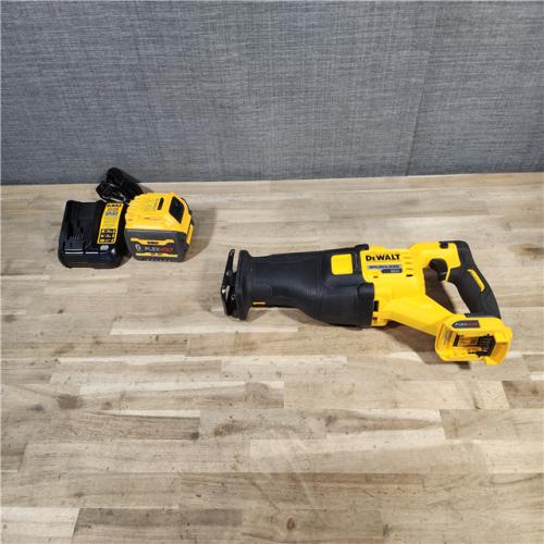 HOUSTON LOCATION - AS-IS FLEXVOLT 60V MAX Cordless Brushless Reciprocating Saw with (1) FLEXVOLT 6.0Ah Battery
