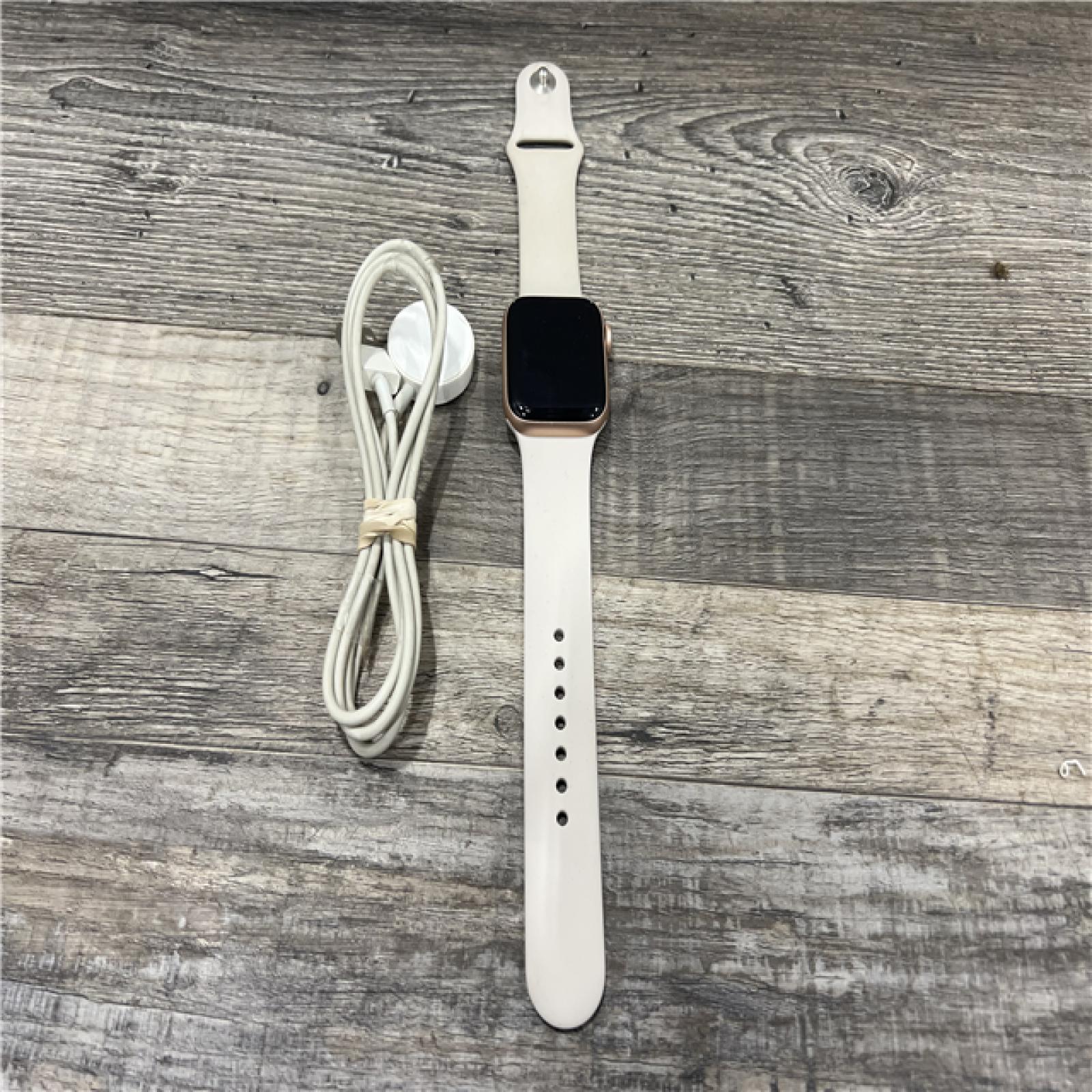 AS-IS Apple Watch Series SE (GPS, 40mm) - Gold Aluminum Case with Pink Sand Band