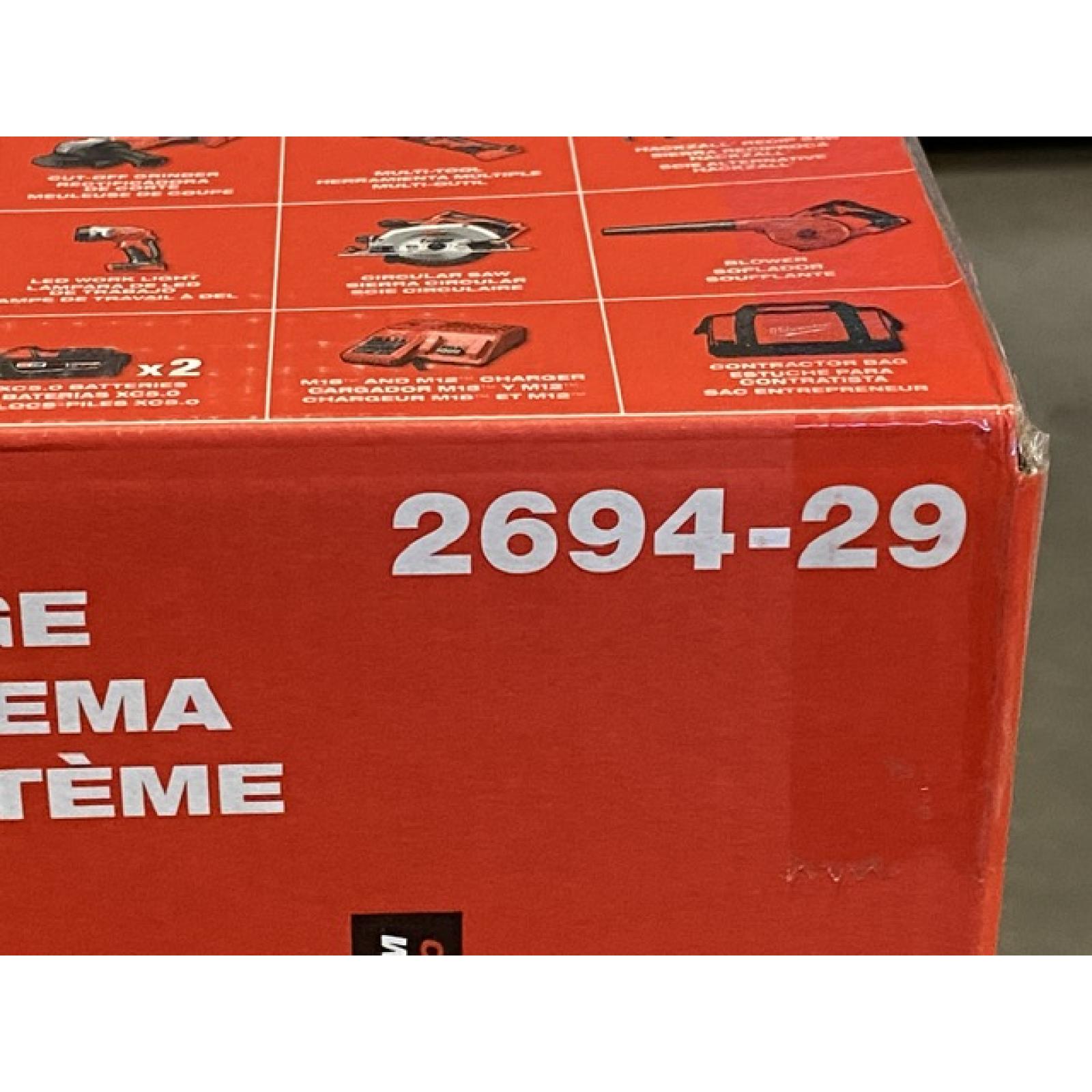 NEW - Milwaukee 18-Volt Lithium-Ion Cordless (9-Tool) Combo Kit