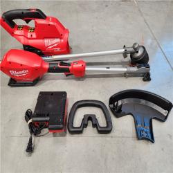 AS-IS Milwaukee M18 FUEL Brushless Cordless (2-Tool) QUIK-LOK String Trimmer/Blower Combo Kit