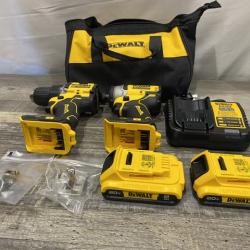 AS-IS DEWALT ATOMIC 20-Volt MAX Lithium-Ion Cordless Combo Kit