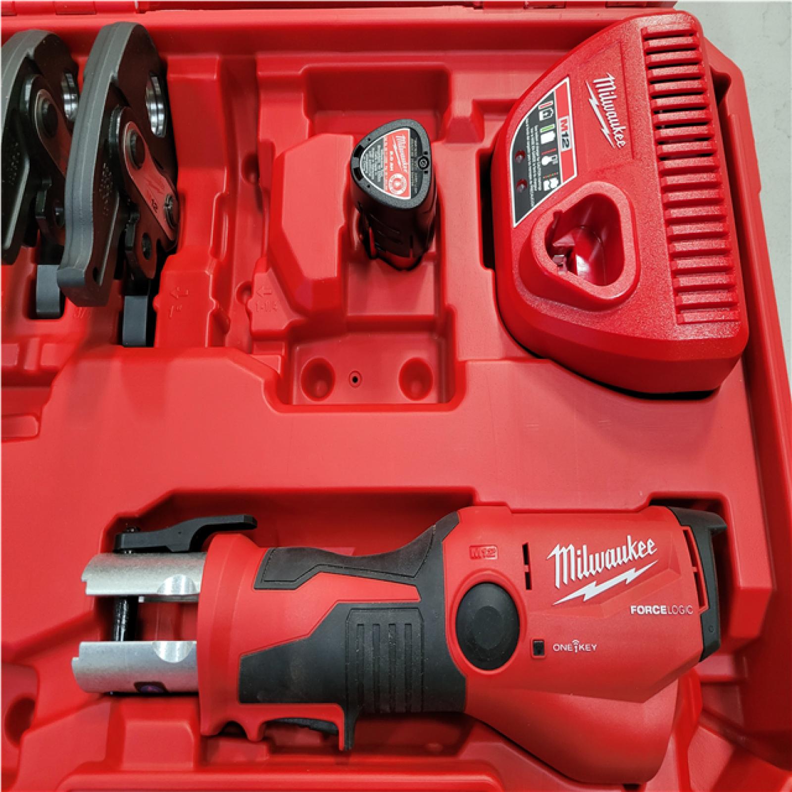 CALIFORNIA AS-IS MILWAUKEE M12 FORCE LOGIC PRESS TOOL